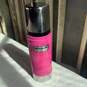 Stanley Pink and Silver Insulated Bottle